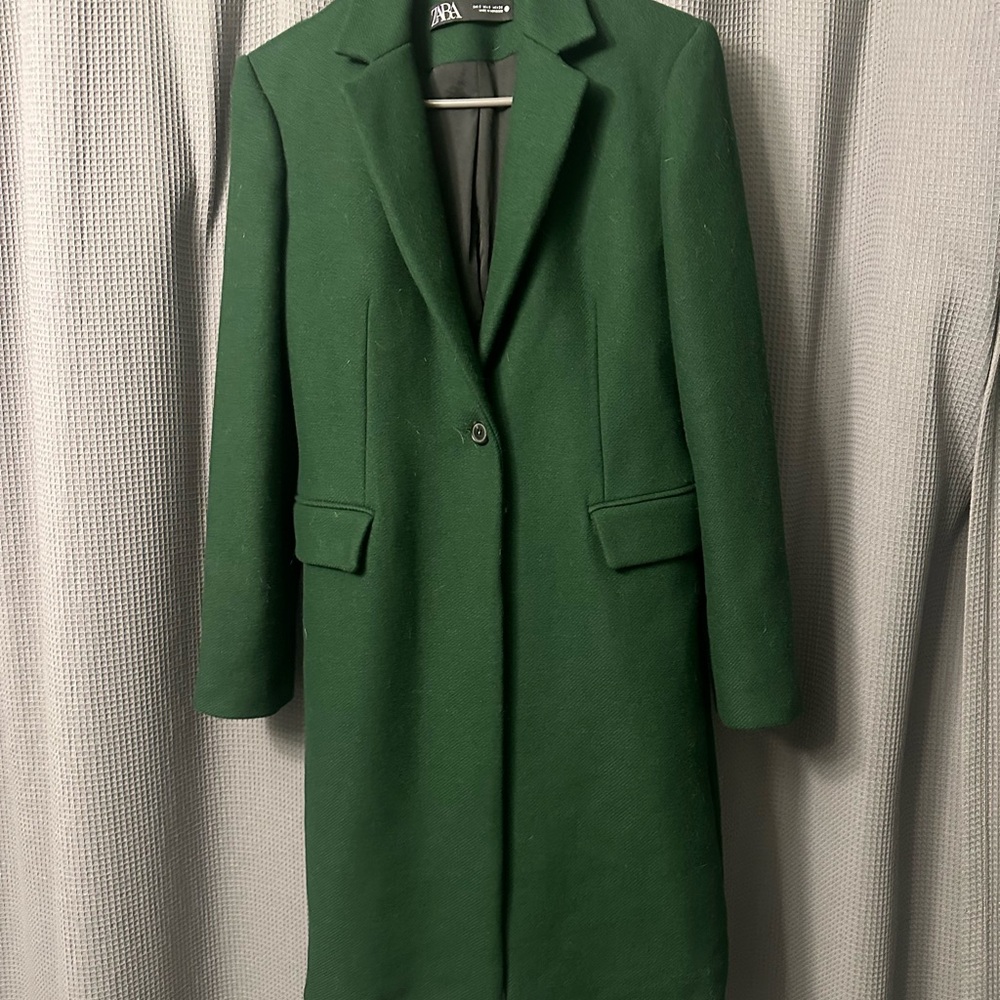 Elegant Green Women's Coat